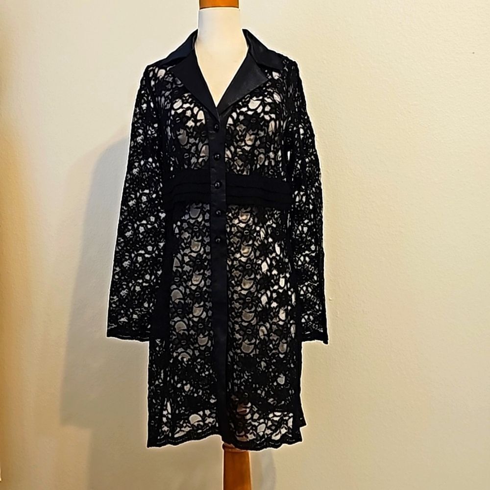 Susan Graver lace cover dress PS